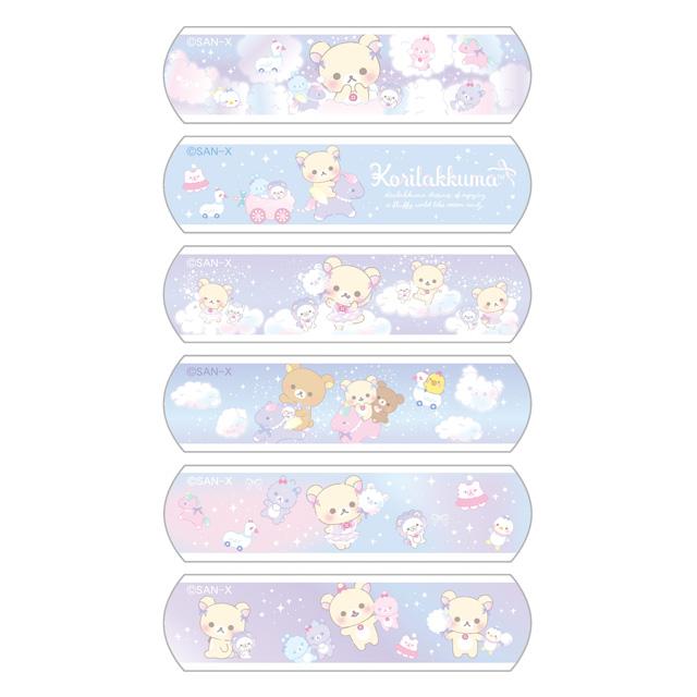 [Rilakkuma] - Osorano Kururin Wataame - Adhesive Plaster San-X Official Japan 2024