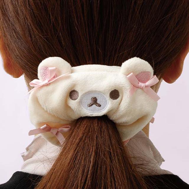 [Rilakkuma] - Osorano Kururin Wataame -  Scrunchie San-X Official Japan 2024