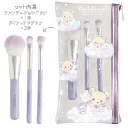 [Rilakkuma] - Osorano Kururin Wataame - Makeup Brush Set San-X Official Japan 2024