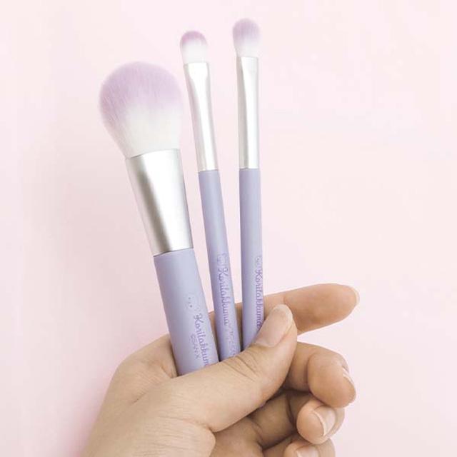 [Rilakkuma] - Osorano Kururin Wataame - Makeup Brush Set San-X Official Japan 2024