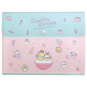 [Sumikko Gurashi] - Angel Ebiten Idol - Plastic Document File San-X Official Japan 2024