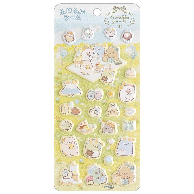 [Sumikko Gurashi] Funi Funi Sticker Set - Picnic San-X Official Japan 2024