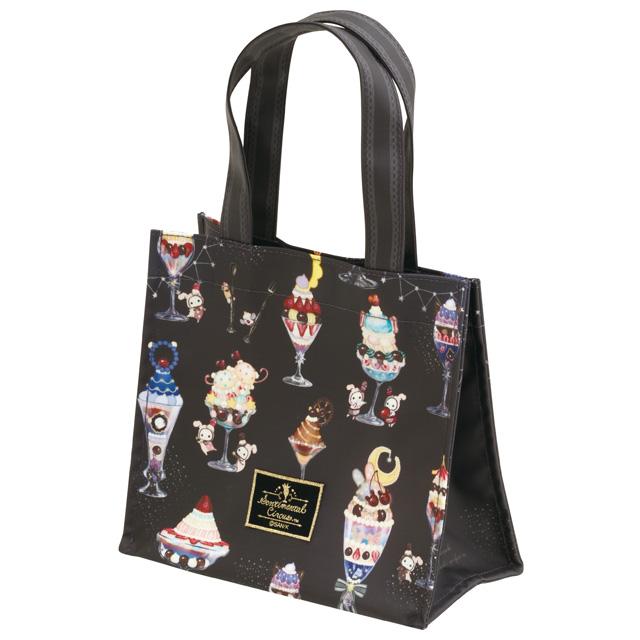 [Sentimental Circus] -Yofukashi Parfait to Hoshikuzu Namida no Drained Cherry- Mini Tote Bag San-X Official Japan 2024