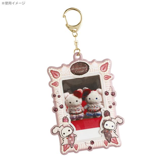 [Sentimental Circus] -Yofukashi Parfait to Hoshikuzu Namida no Drained Cherry- Photo Keychain Strap San-X Official Japan 2024