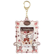 [Sentimental Circus] -Yofukashi Parfait to Hoshikuzu Namida no Drained Cherry- Photo Keychain Strap San-X Official Japan 2024