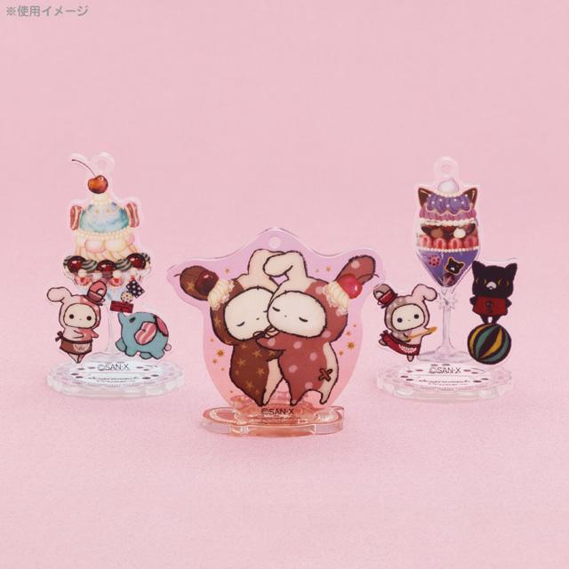 [Sentimental Circus] -Yofukashi Parfait to Hoshikuzu Namida no Drained Cherry- Acrylic Stand Keychain Collection [Blind Package] San-X Official Japan 2024