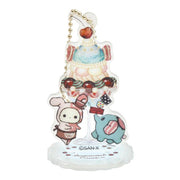 [Sentimental Circus] -Yofukashi Parfait to Hoshikuzu Namida no Drained Cherry- Acrylic Stand Keychain Collection [Blind Package] San-X Official Japan 2024