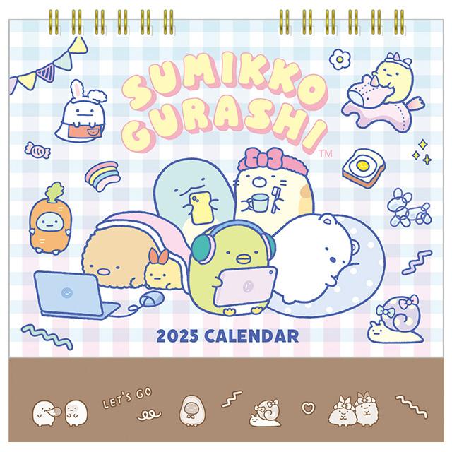 [Sumikko Gurashi] 2025 Desktop Calendar Relax Time SanX Official Jap