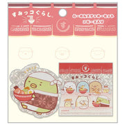 [Sumikko Gurashi] Anytime Ramen Goods - Ramen Sticker Set - Penguin? San-X Official Japan 2024