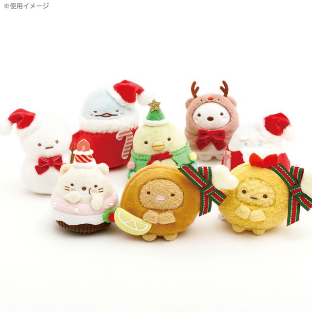 [Sumikko Gurashi] Ouchi no Sumikko Christmas - Tenori Plush Toy San-X Official Japan 2024