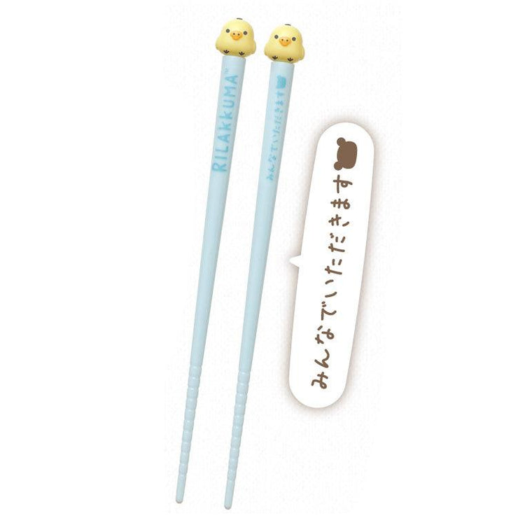 [Rilakkuma] Chopsticks with Mascot -Kiiroi Tori San-X Official Japan
