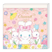 [NEW] Cinnamoroll x Takei Miki -Pastel Bouquet- Square Memo Pad 2023 Clothes-pin Japan