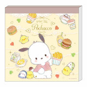 [NEW] Pochacco x Takei Miki -Natural Food- Square Memo Pad 2023 Clothes-pin Japan