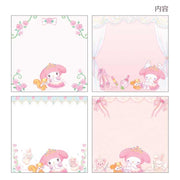 [NEW] My Melody x Takei Miki -Fairy Tale Princess- Square Memo Pad 2023 Clothes-pin Japan