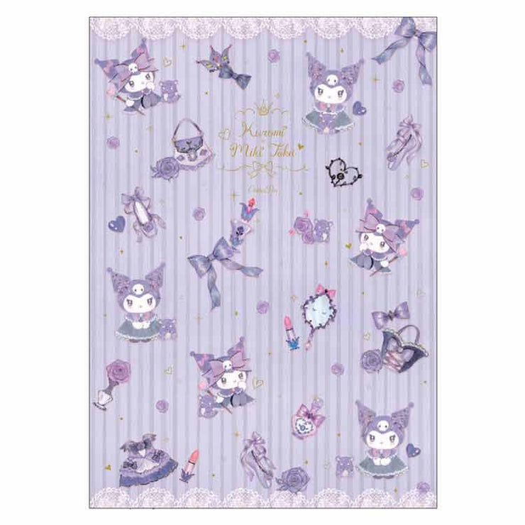 [NEW] Kuromi x Takei Miki -Dark Feminine- A5 Notebook 2023 Clothes-pin Japan