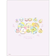 [Clearance]#[NEW] Sumikko Gurashi -Zassou to Yosei no Ohanabatake- 10 Pocket Plastic Document Holder -B San-X Official Japan 2023