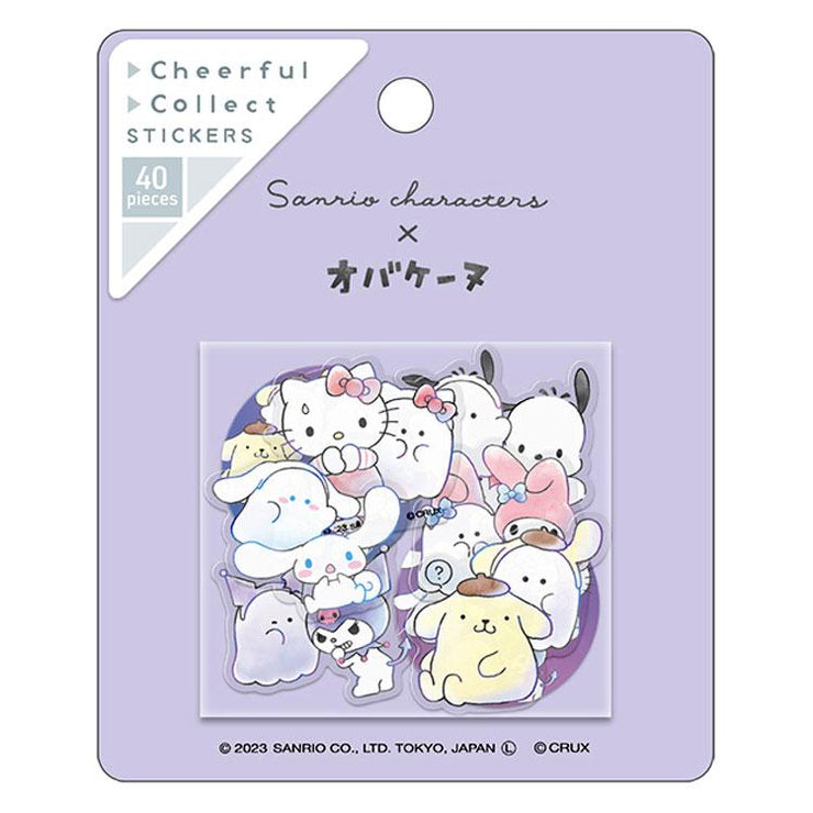 [Sanrio] Cheerful Collect Flake Sticker Set - Obakenu 2023 Crux Japan