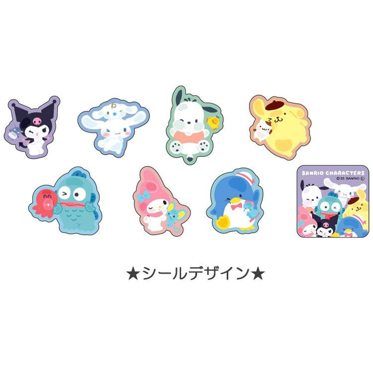 [Sanrio] Cheerful Collect Flake Sticker Set - Mugyutto 2023 Crux Japan