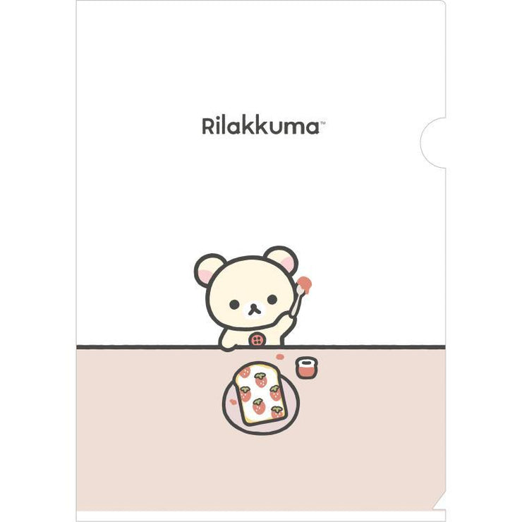 [NEW] Rilakkuma -Basic Rilakkuma vol.2 - Plastic Document Holder -B  San-X Official Japan 2023