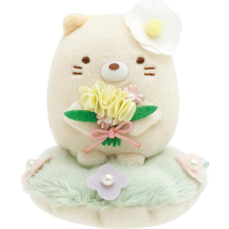 [NEW] Sumikko Gurashi -Zassou to Yosei no Ohanabatake- Flower Plush Toy -Neko San-X Official Japan 2023