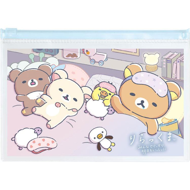 [Rilakkuma] Anata to Madoromu Rilakkuma - 2x Transparent Case Set San-X Official Japan 2023