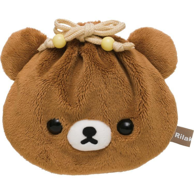 [Rilakkuma] Plush Kinchaku Pouch -Chairoi Koguma San-X Official Japan 2023