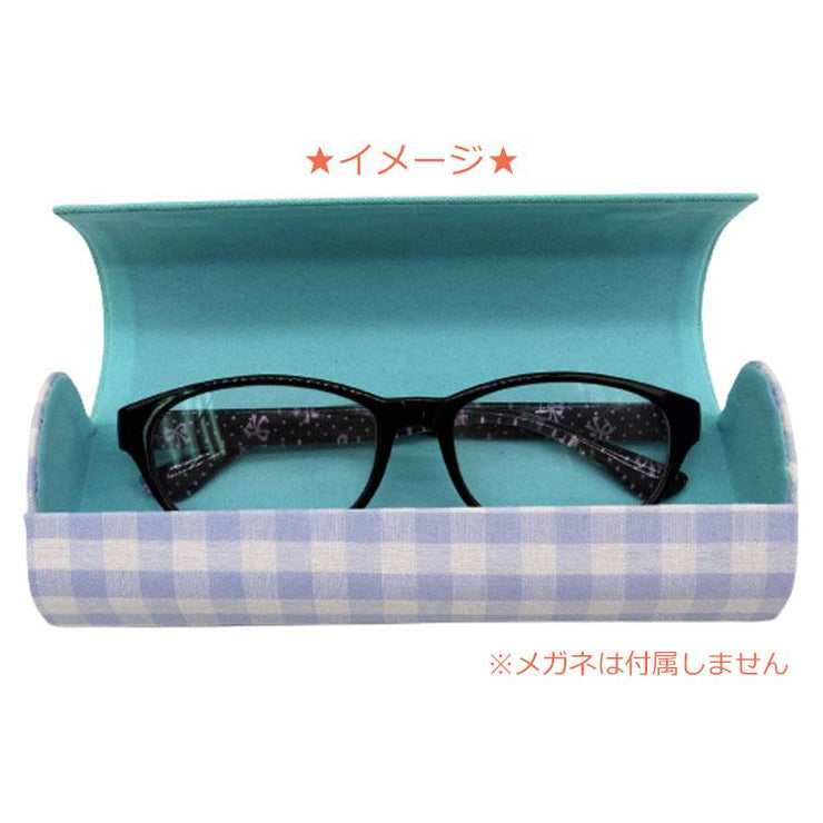 [Sanrio] Gingham Sagara Glasses Case -Cinnamoroll 2024 Nakajima Japan