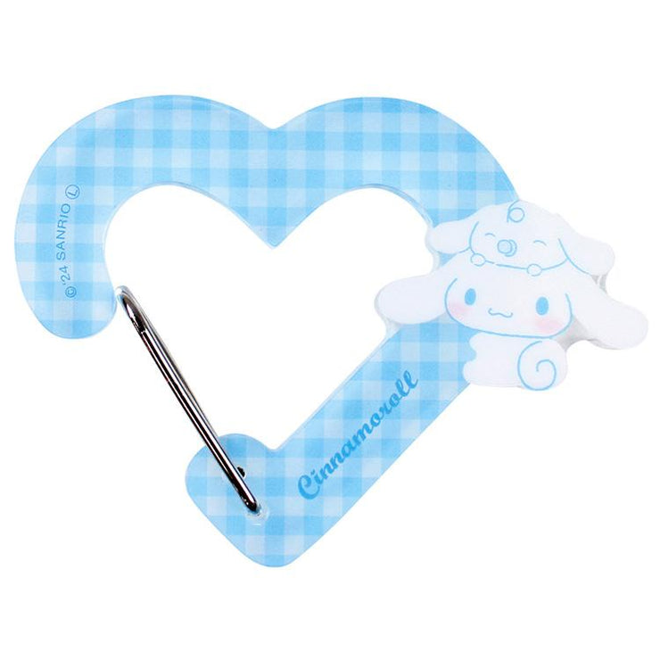 [Sanrio]  Die-Cut Acrylic Carabiner Holder - Cinnamoroll 2024 T&