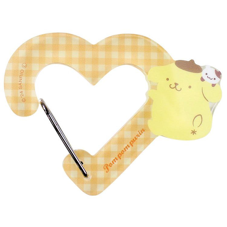 [Sanrio] Die-Cut Acrylic Carabiner Holder -Pom Pom Purin 2024 T&