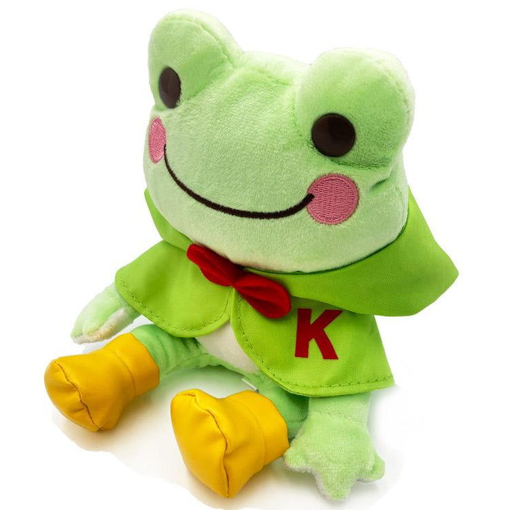 [Sanrio] Kerokero Keroppi x Pickles the Frog - Plush Toy Rain Poncho - Pickles  [MAY 2024] Nakajima Japan