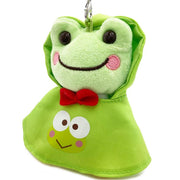 [Sanrio] Kerokero Keroppi x Pickles the Frog - Carabiner Mascot Rain Poncho - Pickles  [MAY 2024] Nakajima Japan