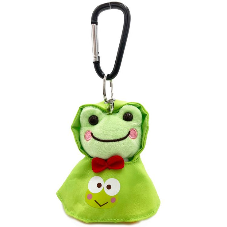 [Sanrio] Kerokero Keroppi x Pickles the Frog - Carabiner Mascot Rain Poncho - Pickles  [MAY 2024] Nakajima Japan