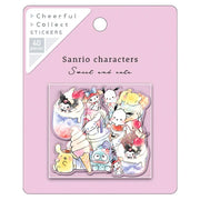 [Sanrio] Cheerful Collect Flake Sticker Set - Sweets 2024 Crux Japan