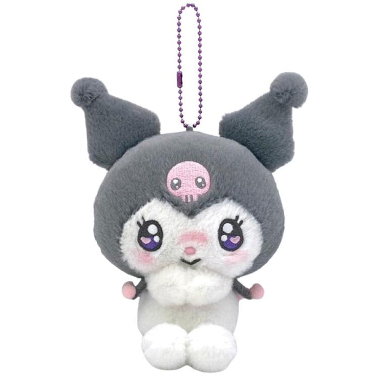 [Sanrio] Iro Iro Face Mascot Strap Kuromi - Kyurun Nakajima Japan 2024