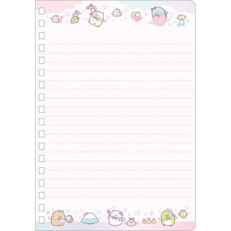 [Sumikko Gurashi] - Angel Ebiten Idol -  B6 Ring Notebook -B San-X Official Japan 2024