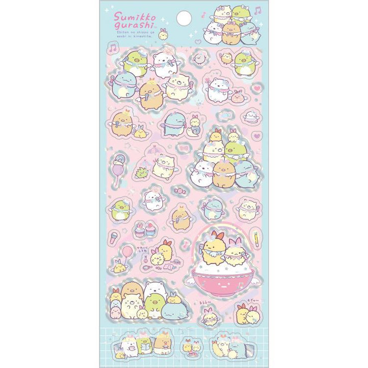 [Sumikko Gurashi] - Angel Ebiten Idol -  Sticker Set -B San-X Official Japan 2024