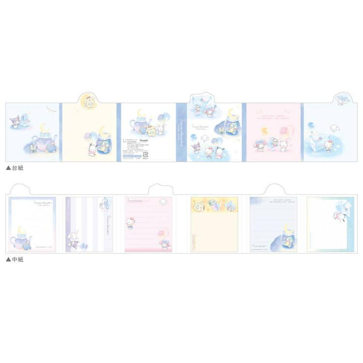 [Sanrio] Pata Pata Memo Pad Clear Color 2024 Kamio Japan