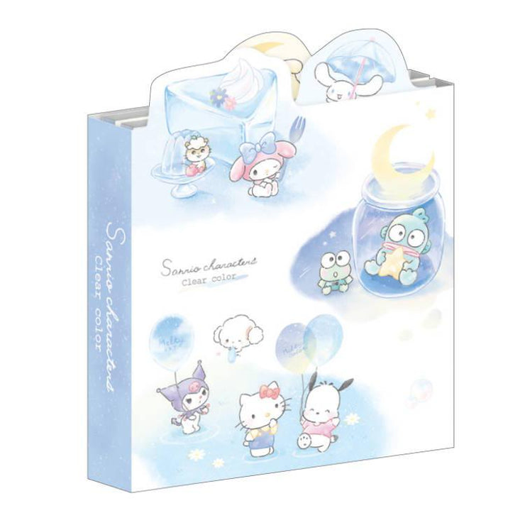 [Sanrio] Pata Pata Memo Pad Clear Color 2024 Kamio Japan