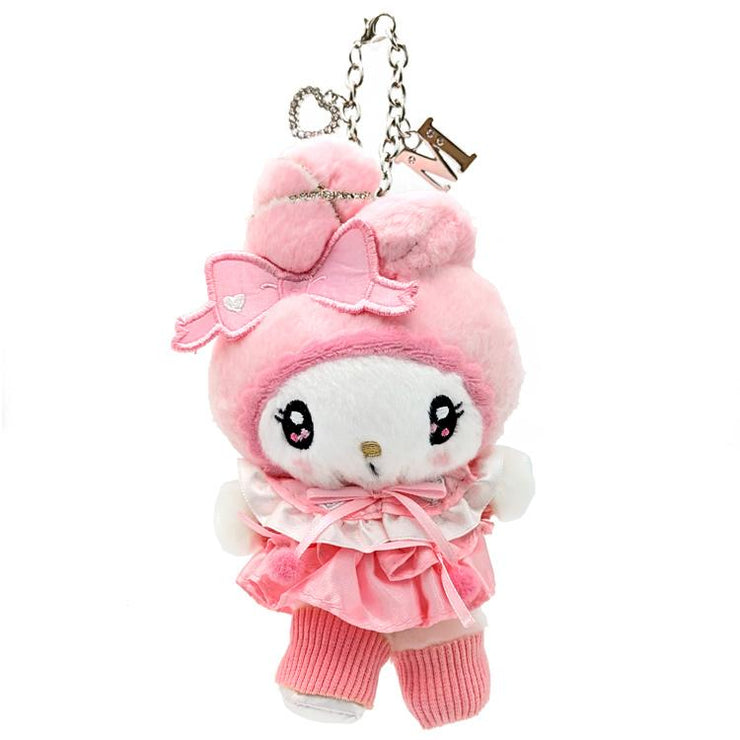 [Sanrio] My Melody & Kuromi Twin Idol Series -Plush Mascot Strap -My Melody [AUG 2024] Shobido Japan