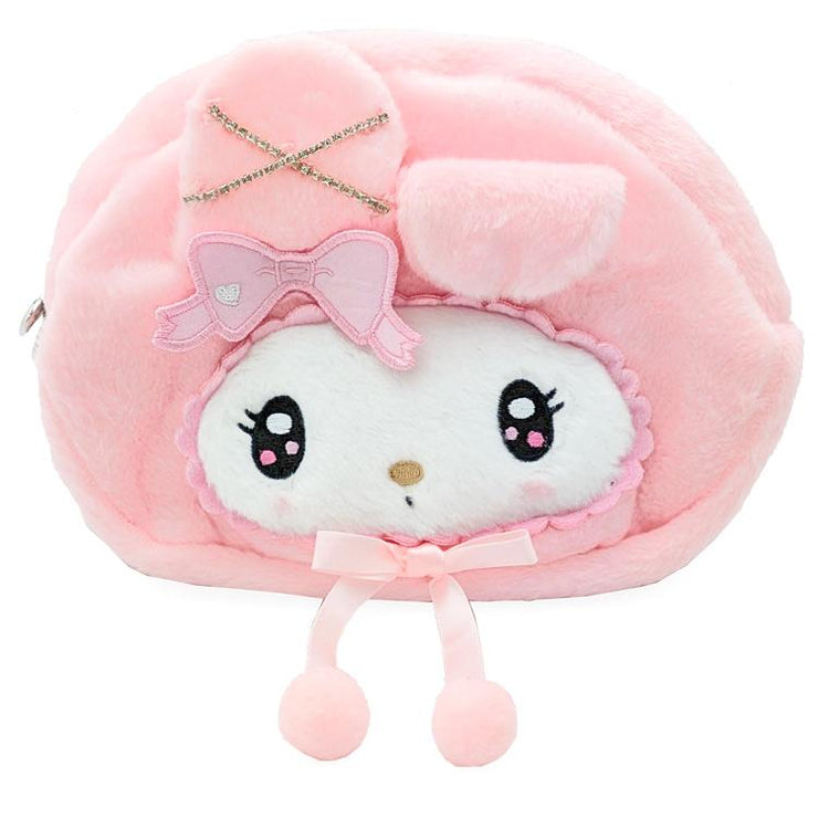 [Sanrio] My Melody & Kuromi Twin Idol Series -Die-Cut Pouch -My Melody [AUG 2024] Shobido Japan