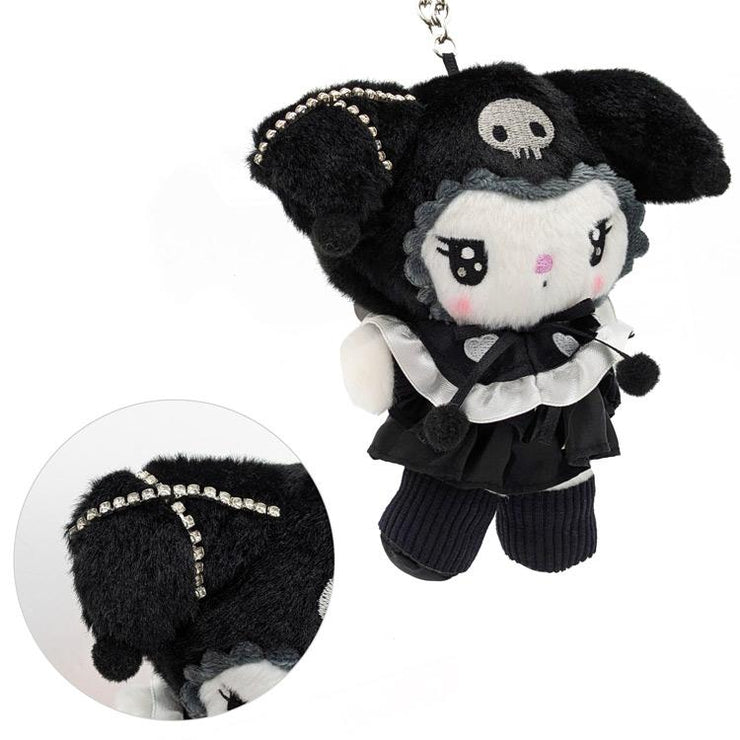 [Sanrio] My Melody & Kuromi Twin Idol Series -Plush Mascot Strap -Kuromi [AUG 2024] Shobido Japan