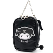 [Sanrio] My Melody & Kuromi Twin Idol Series -Multi Pouch w/Window -Kuromi [AUG 2024] Shobido Japan