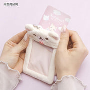 [Rilakkuma] - Osorano Kururin Wataame - Fluffy Photo Frame Keychain - Korilakkuma San-X Official Japan 2024