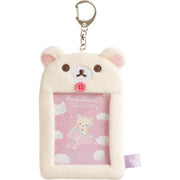 [Rilakkuma] - Osorano Kururin Wataame - Fluffy Photo Frame Keychain - Korilakkuma San-X Official Japan 2024