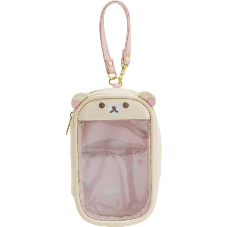 [Rilakkuma] - Osorano Kururin Wataame - Plush Carry Pouch - Korilakkuma San-X Official Japan 2024