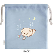 [Ishiyowachan] -Ashita no Jibun ni Makasemasu- Drawstring Pouch with Gusset -A San-X Official Japan 2024