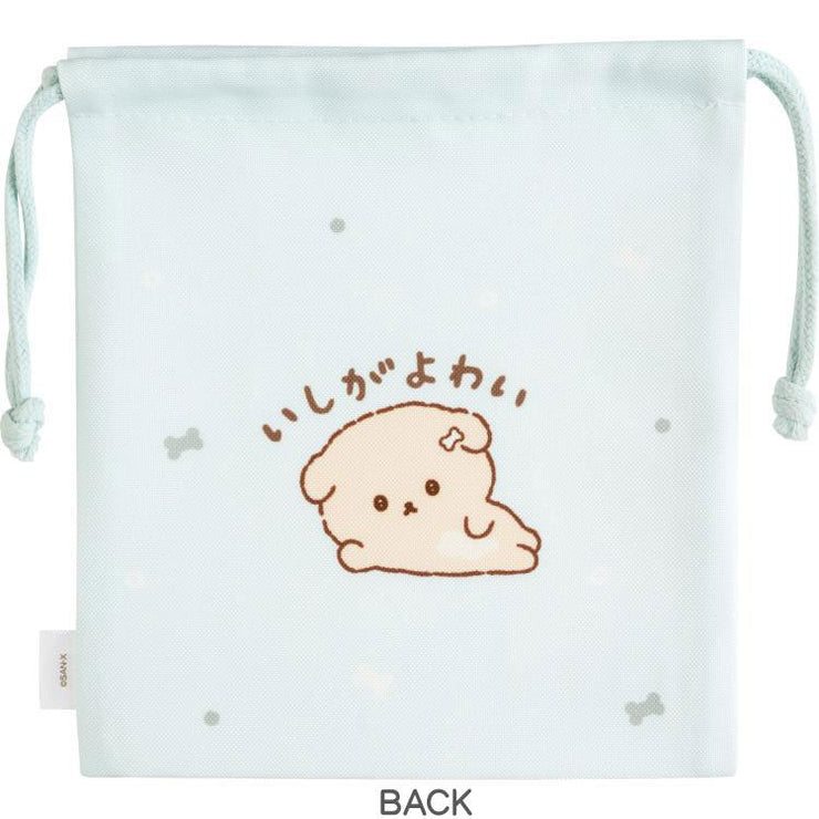 [Ishiyowachan] -Ashita no Jibun ni Makasemasu- Drawstring Pouch with Gusset -B San-X Official Japan 2024