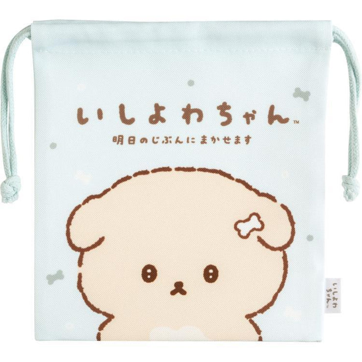 [Ishiyowachan] -Ashita no Jibun ni Makasemasu- Drawstring Pouch with Gusset -B San-X Official Japan 2024