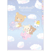 [Rilakkuma] - Osorano Kururin Wataame - 5-Pocket Index Document Holder -A San-X Official Japan 2024