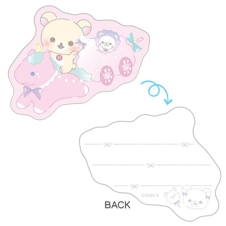 [Rilakkuma] - Osorano Kururin Wataame - Mini Card Set -A  San-X Official Japan 2024